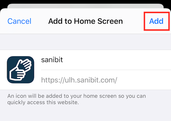 You can name your icon when adding it to the home screen